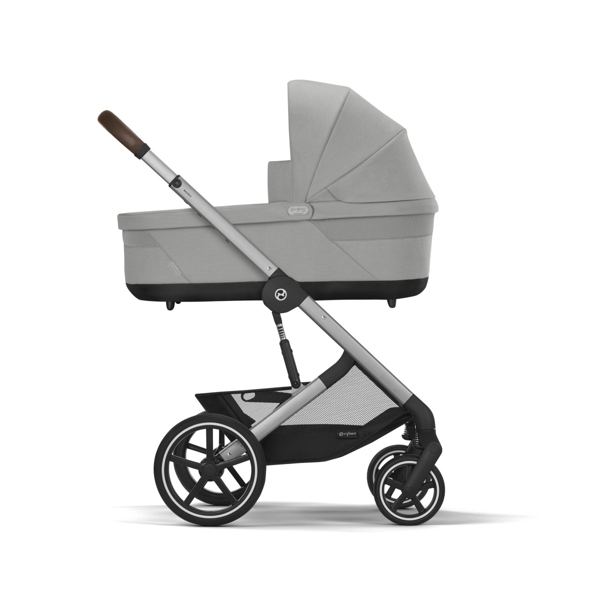 Коляска 3в1 Cybex Balios S Lux 3в1 2025 серый - фото 3