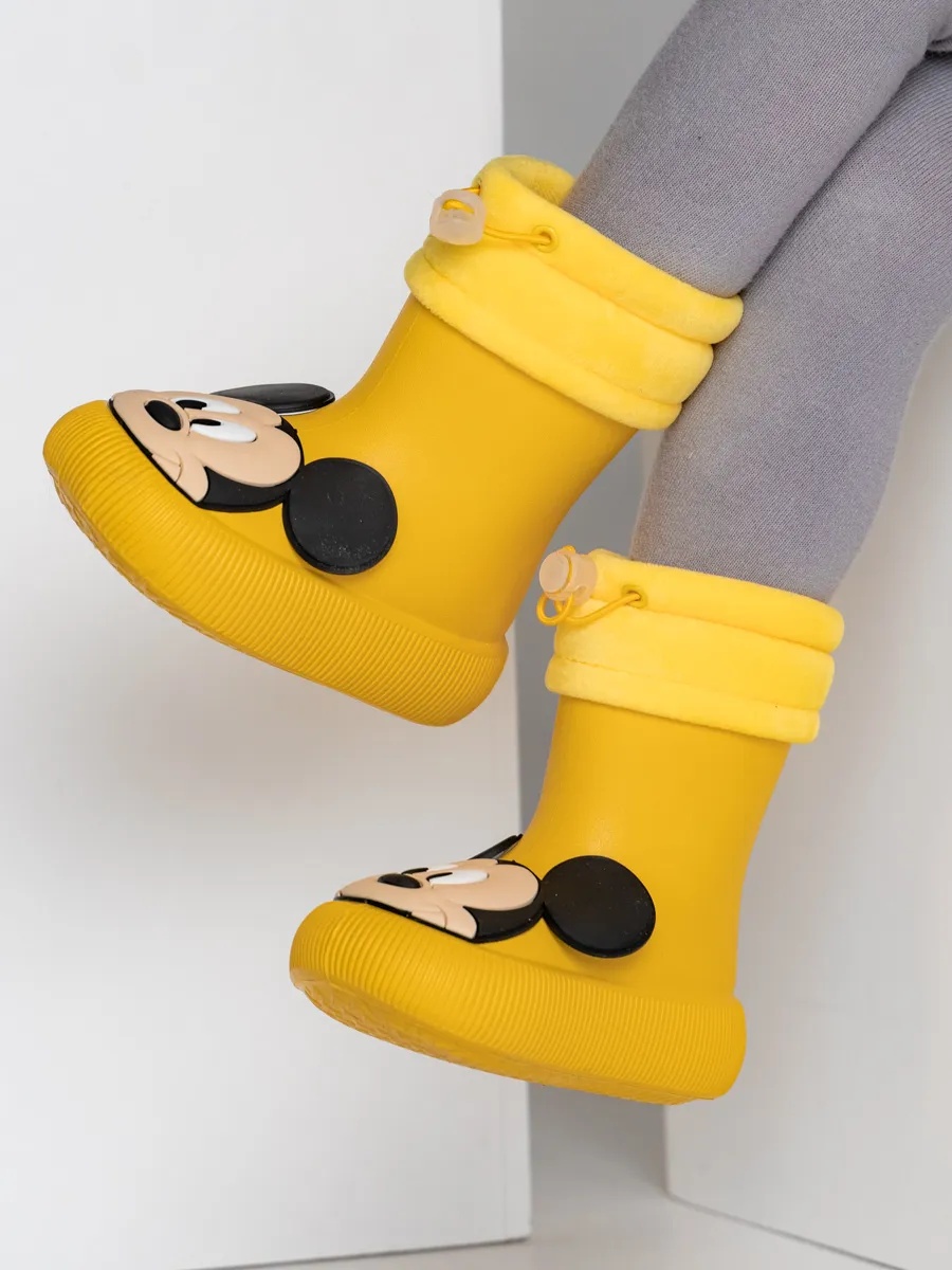 Резиновые сапоги ТопТошкин 014-микки-желт - фото 12