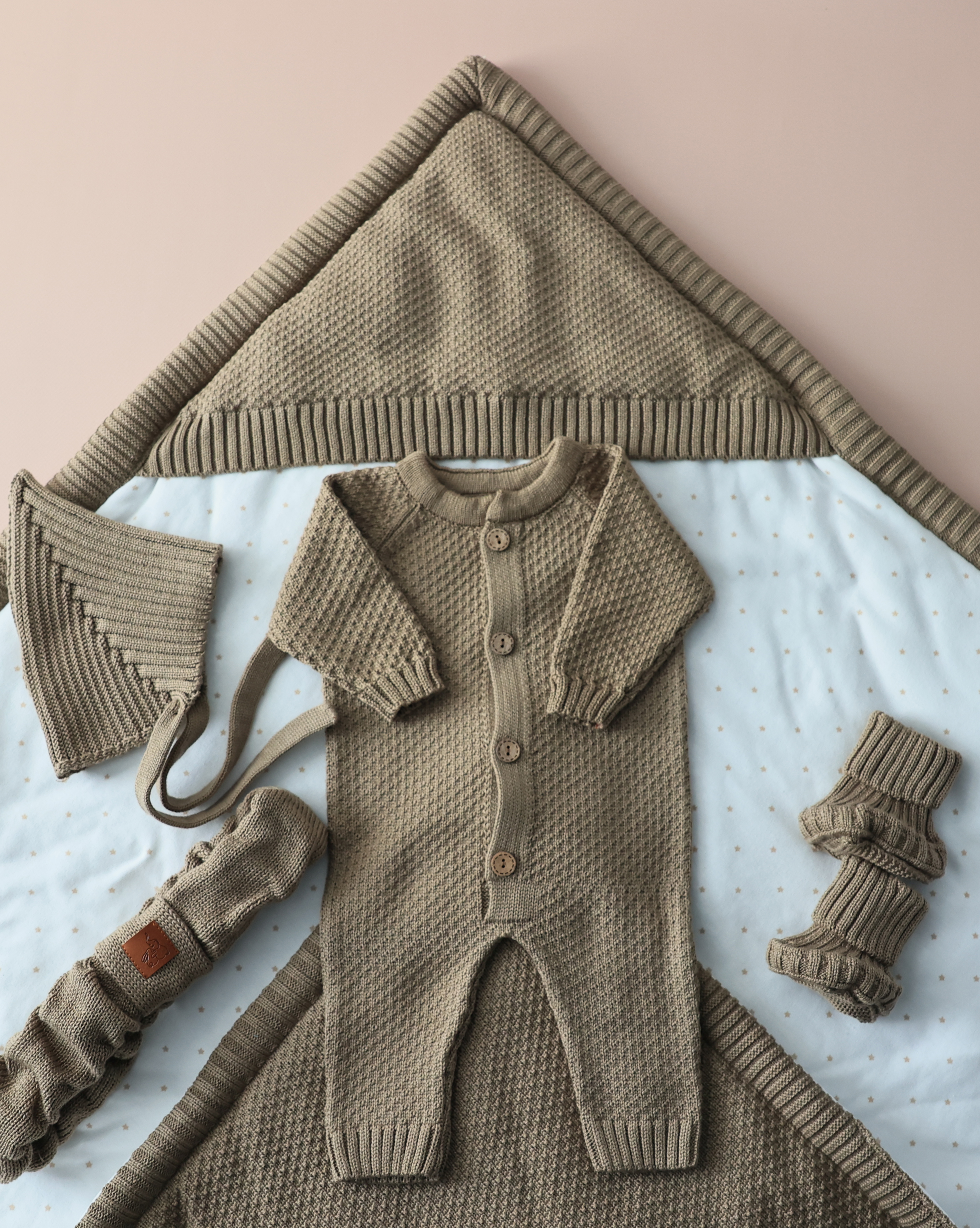 Комплект на выписку Bunnyphant 0369/темно-оливковый - фото 2