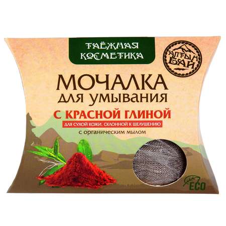 Мочалка Алтын Бай С красной глиной