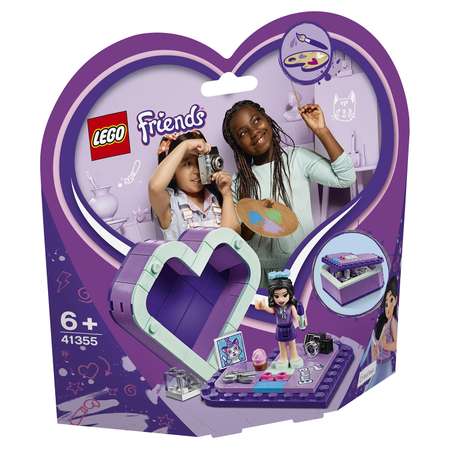 Конструктор LEGO Friends Шкатулка-сердечко Эммы блочный