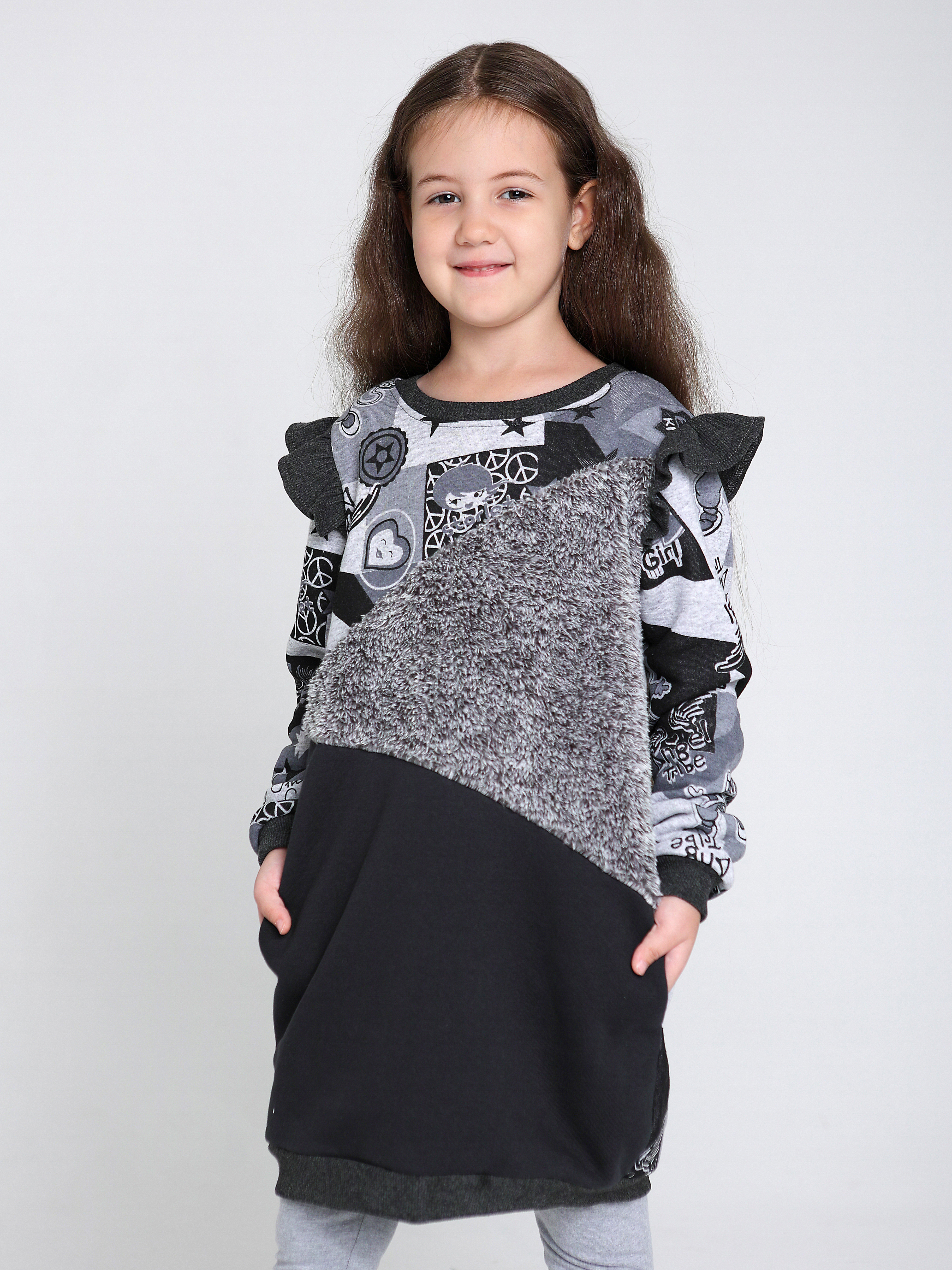 Платье-худи АЙАС 27-644-25-03 - фото 1