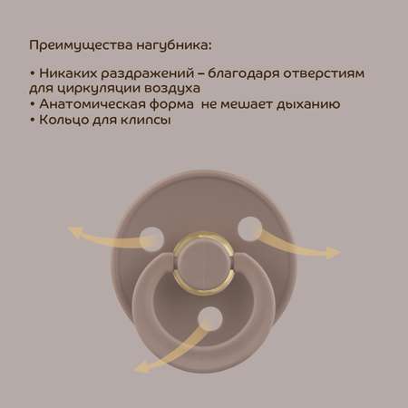 Пустышка Lubby латекс от 0 мес.
