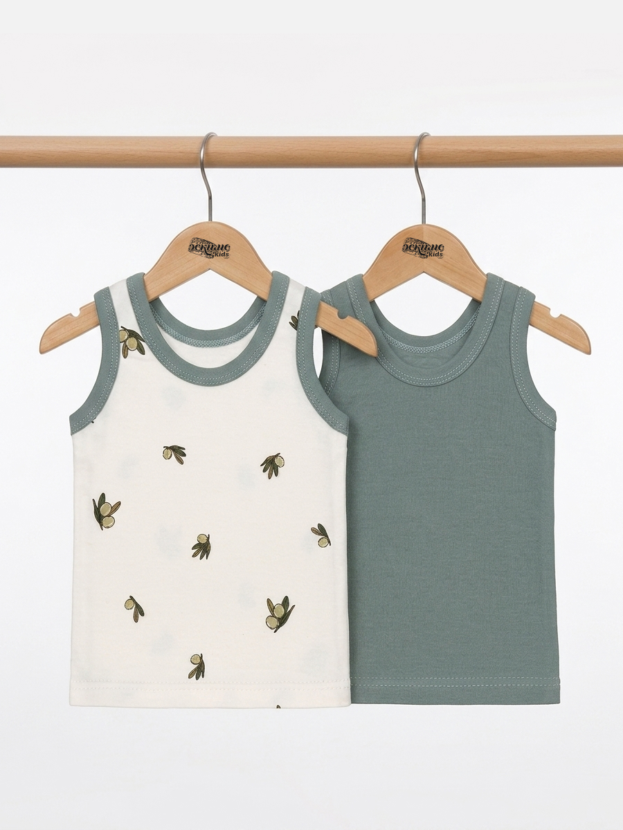 Изображение товара Комплект бельевых майок для новорожденных Эскимо 2 шт