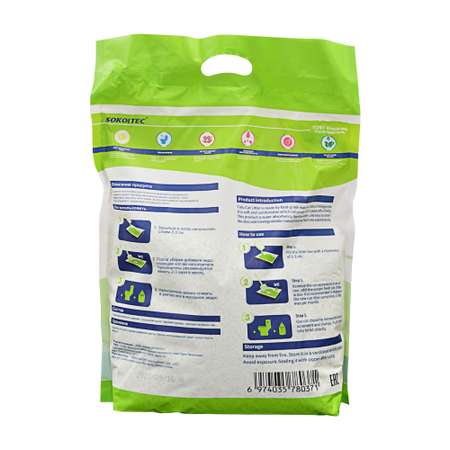 Наполнитель SOKOLTEC для кошачьего туалета Tofu cw8015