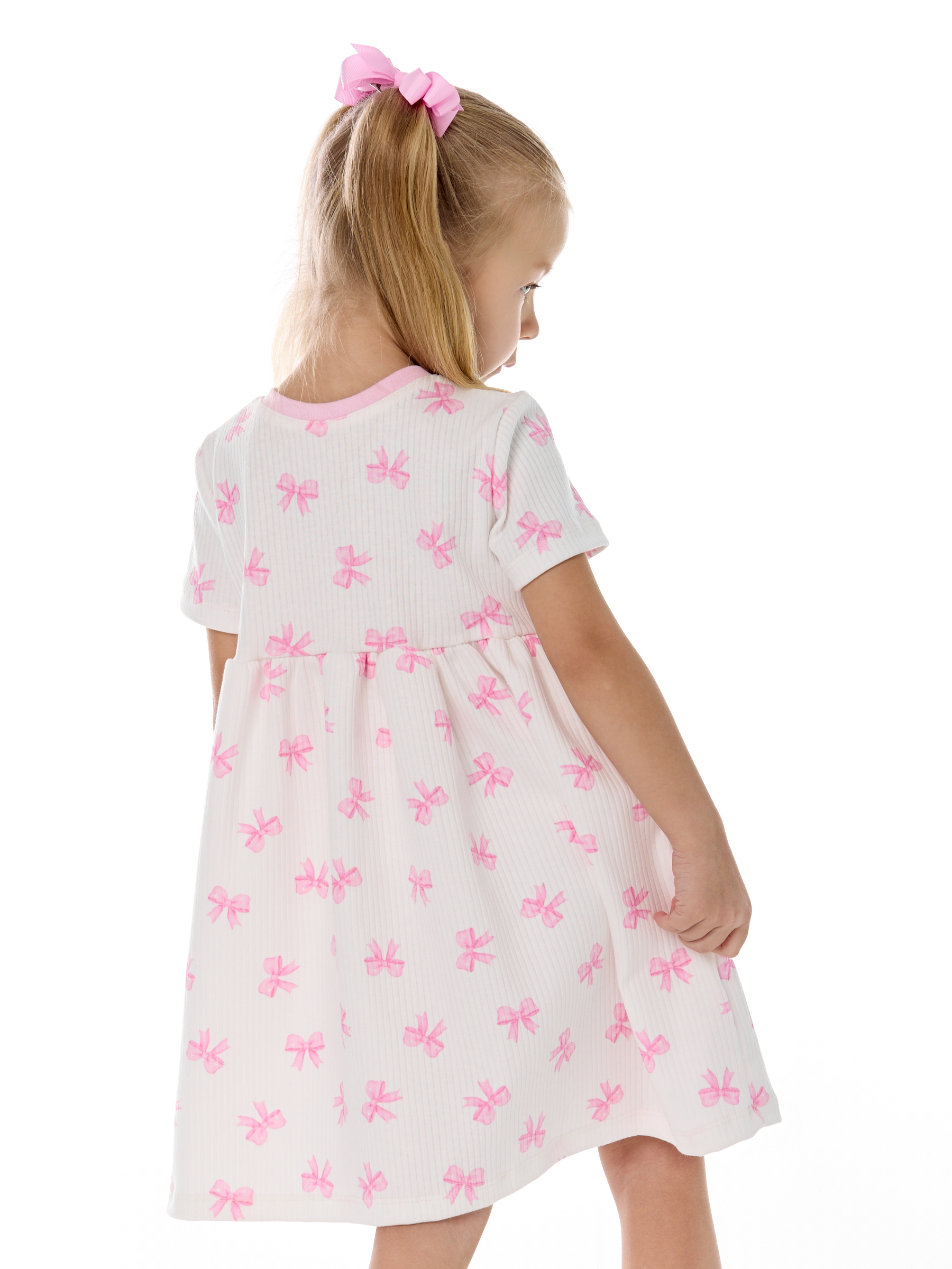 Платье LEVAKIDS платье для девочки_бантики - фото 7