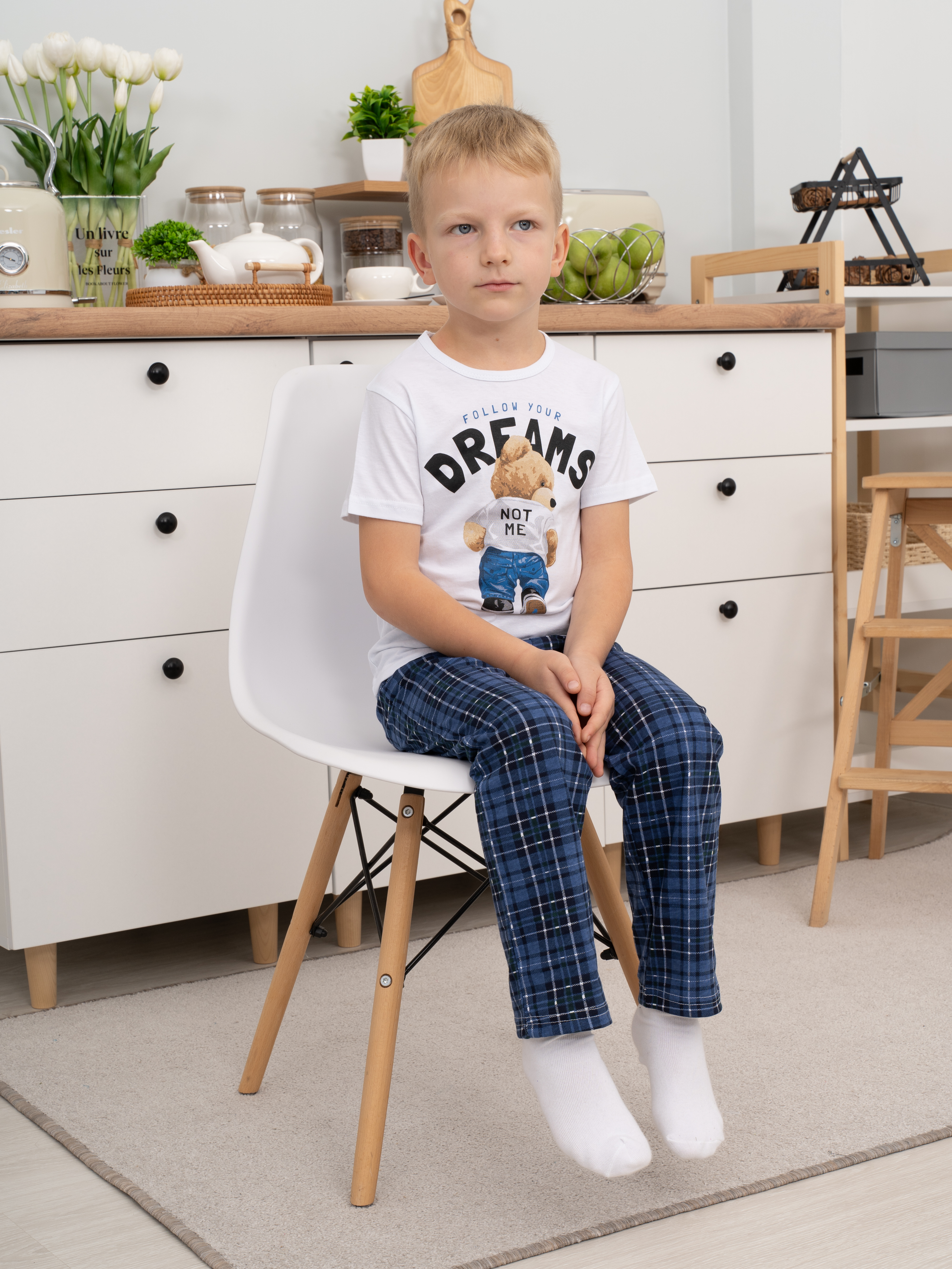 Пижама ULTRA 827п/1 -Ул синий Dreams - фото 2