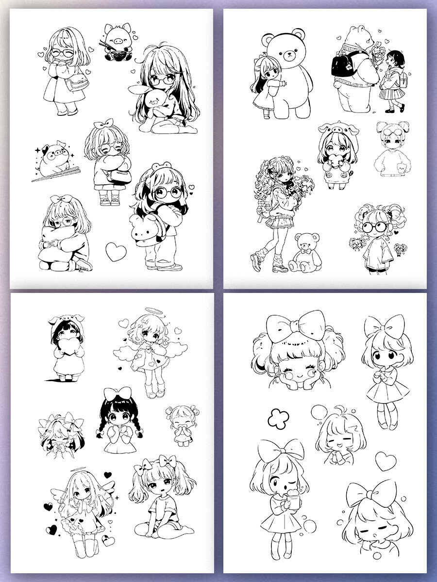 Стикербук с наклейками Brauberg раскраски детские 100 стикеров для девочек - фото 9