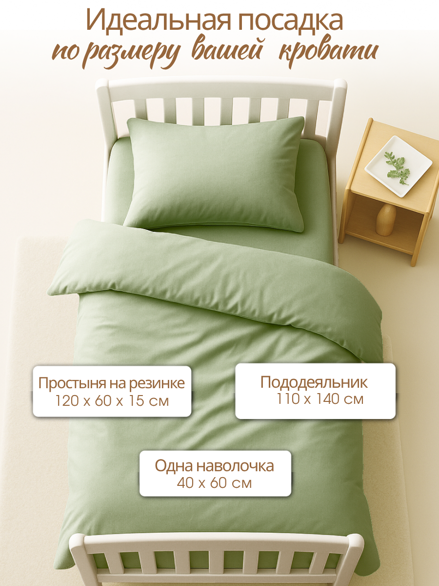 Комплект постельного белья Ночь Нежна детский 3 предм. - фото 2