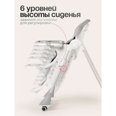 Стульчик для кормления Tomix Malvin серый