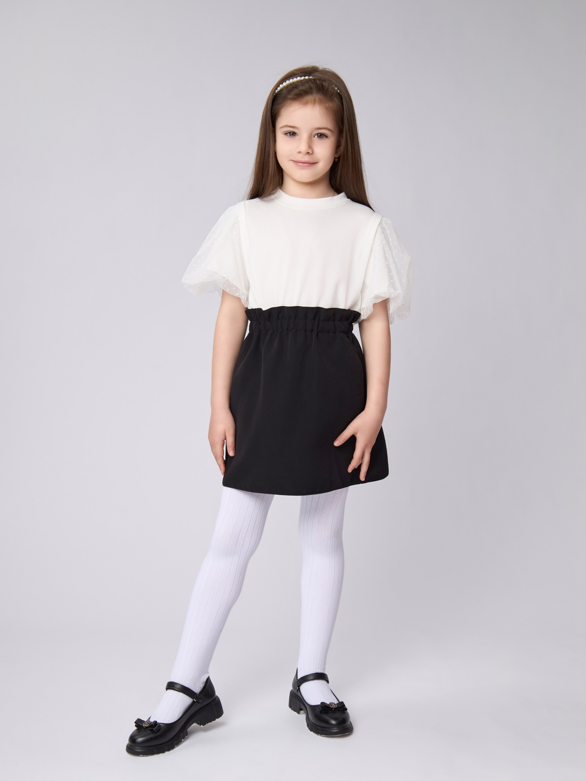 Колготки 3 шт ALEX YVN KT-306-3-черный-белый-бежевый - фото 23
