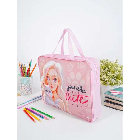 Папка с ручками MeLLi School А4