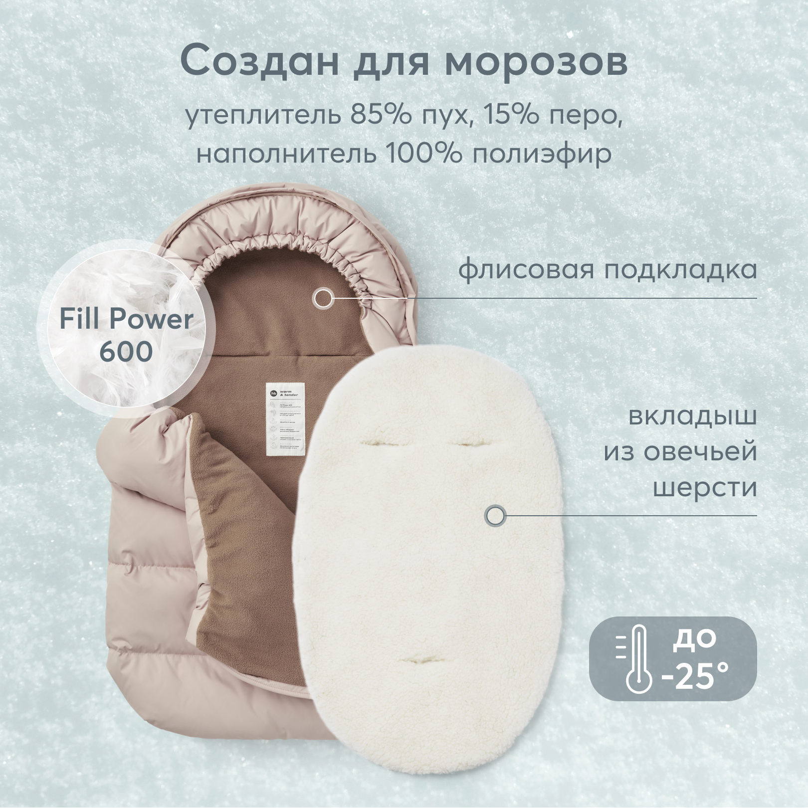 Конверт в коляску Happy Baby - фото 3