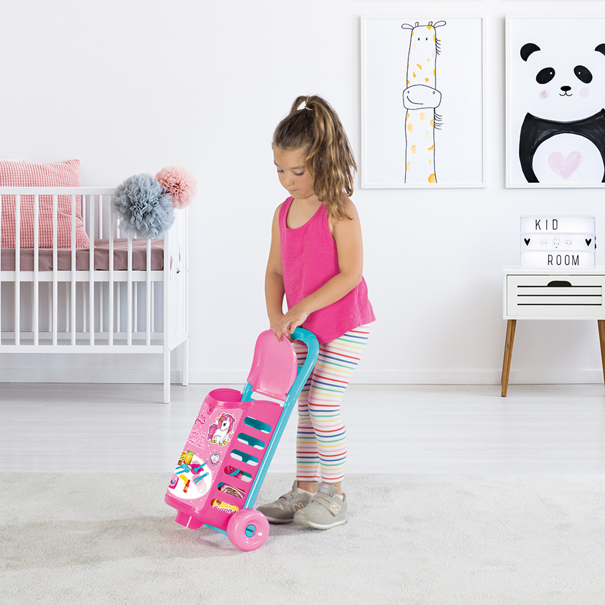 Игровой набор Dolu тележки и корзинки, продукты - фото 3