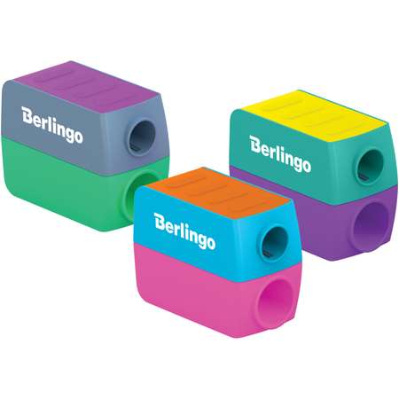 Точилка Berlingo ColorShift пластиковая 2 отверстия BBp_15031