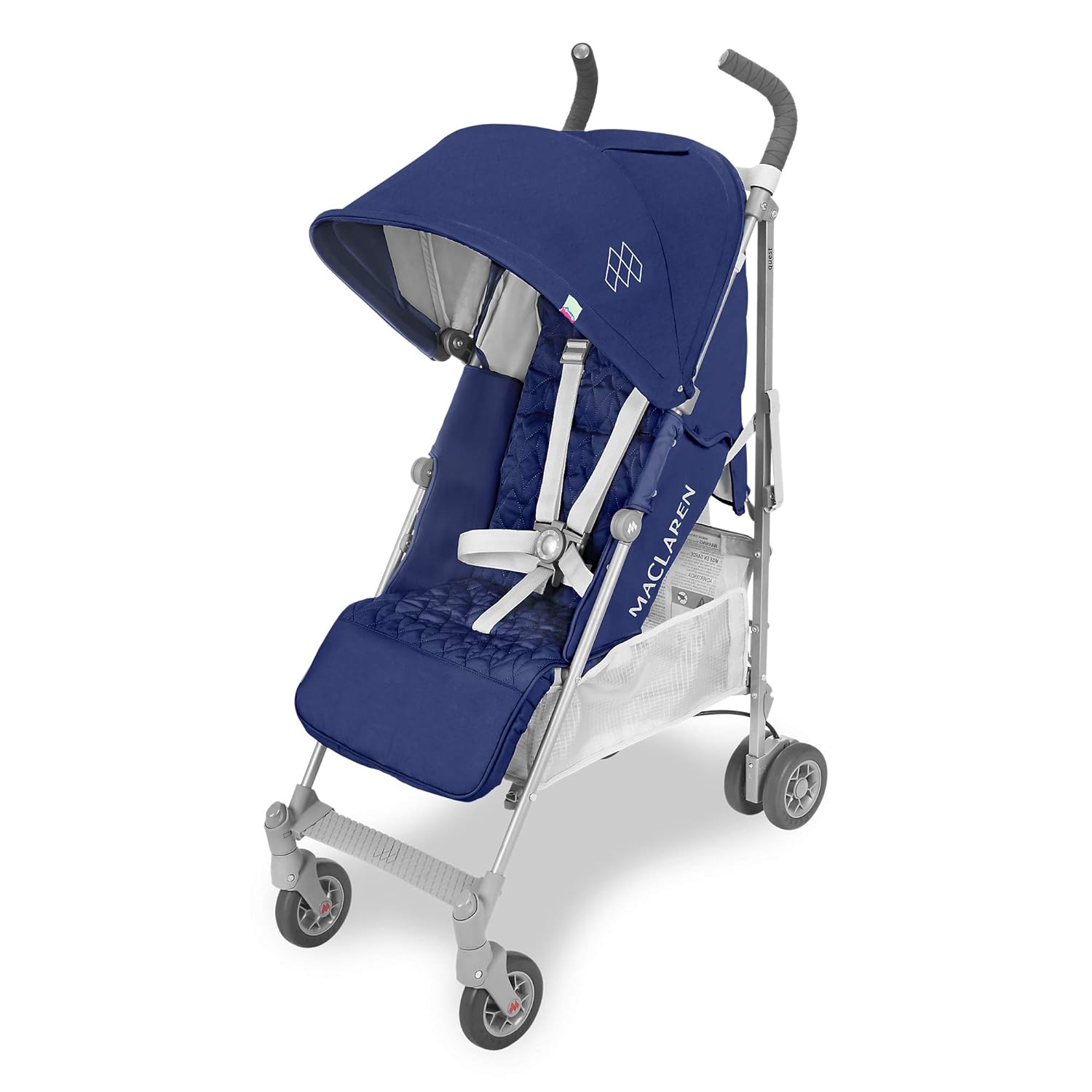 Коляска прогулочная Maclaren Quest Medieval Blue / Silver - фото 7