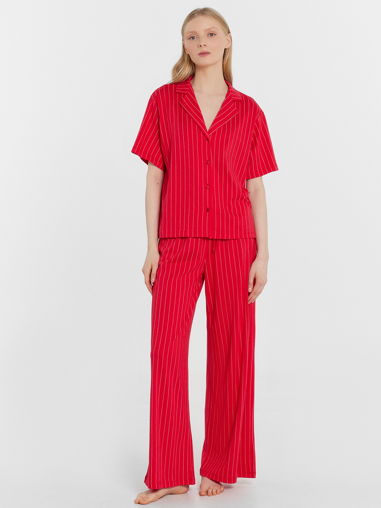 Пижама Mark Formelle (Марк Формэль) 592554/полоска на красном - фото 2
