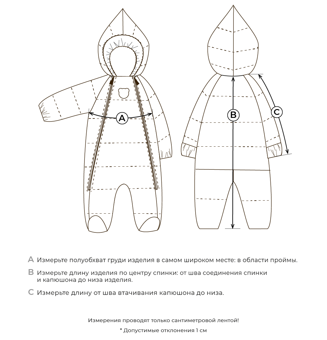 Комбинезон BUNGLY 1R4731/Мишки - фото 6