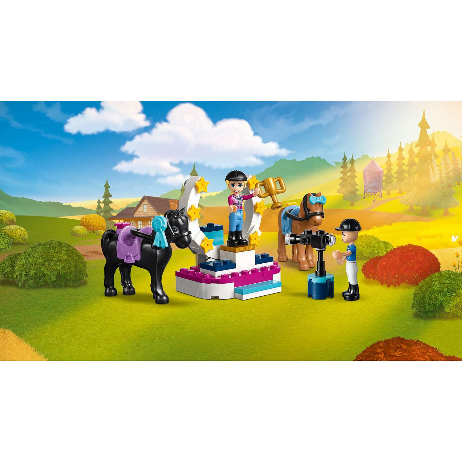Конструктор LEGO Friends Соревнования по конкуру - фото 10