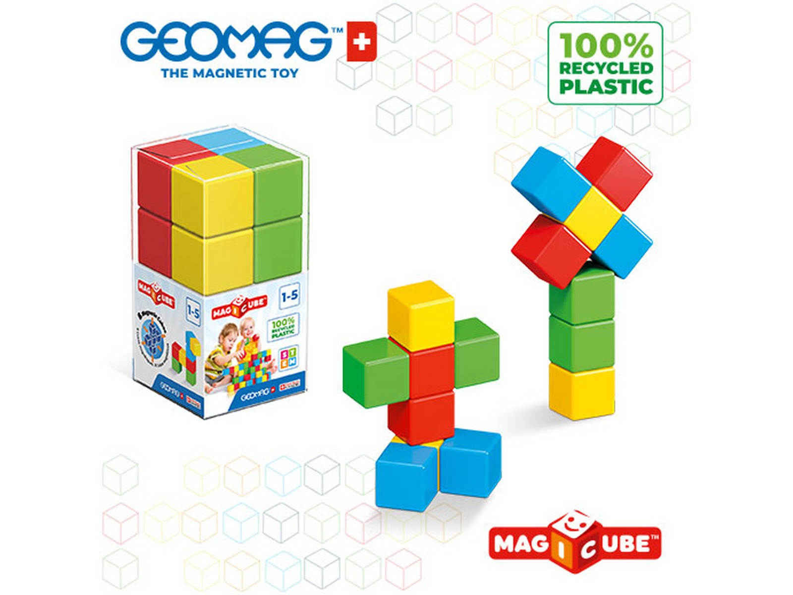 Конструктор Geomag магнитный 8 дет. - фото 1