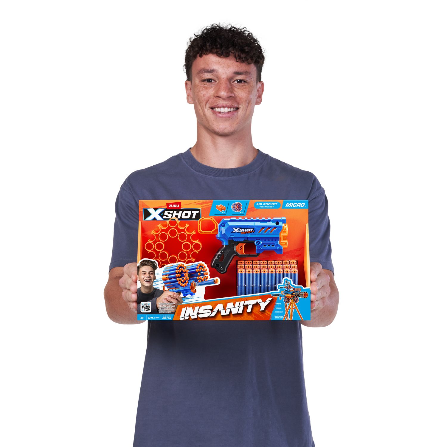 Бластер Zuru XSHOT insanity micro с 24 стрелами - фото 10