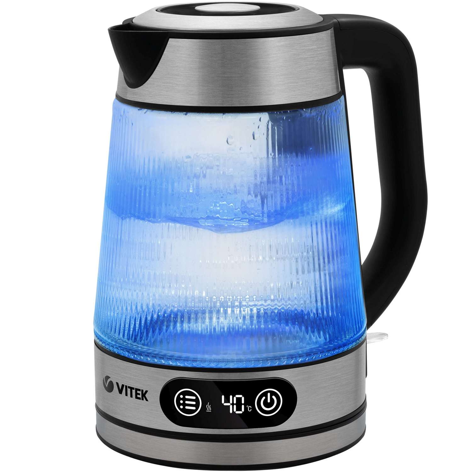 Чайник VITEK VT-8825 1.8л 2200Вт прозрачный стекло - фото 1