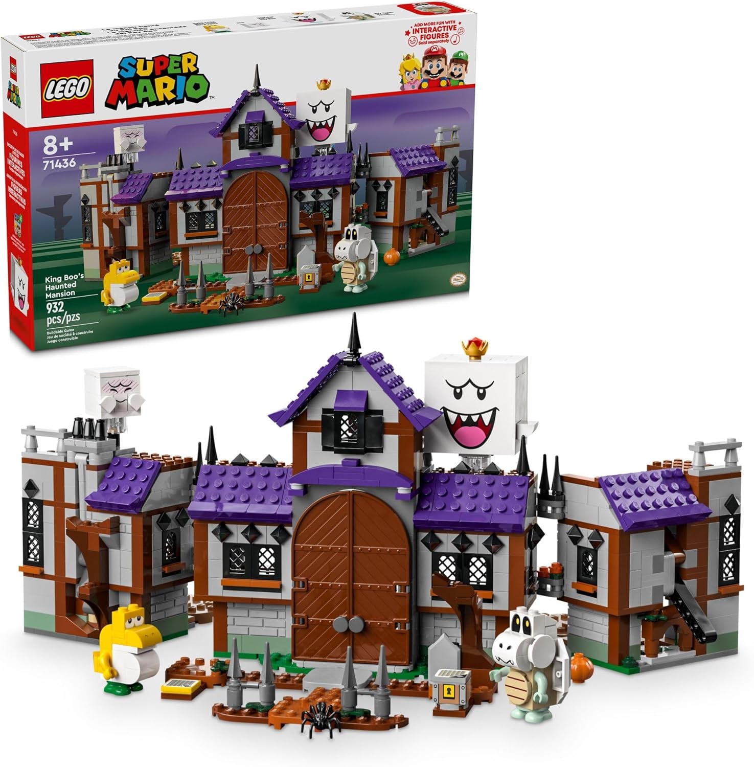Конструктор LEGO Super Mario Особняк короля Бу 932 дет. - фото 2