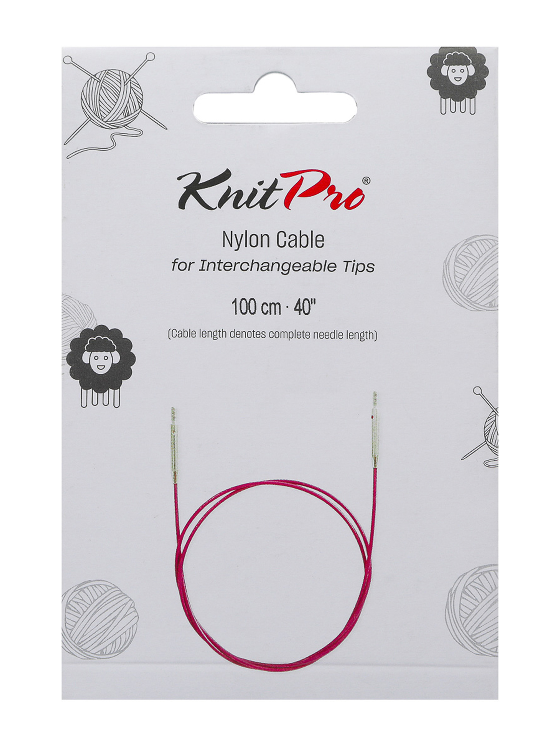 Тросик для съемных спиц KnitPro круговые - фото 3