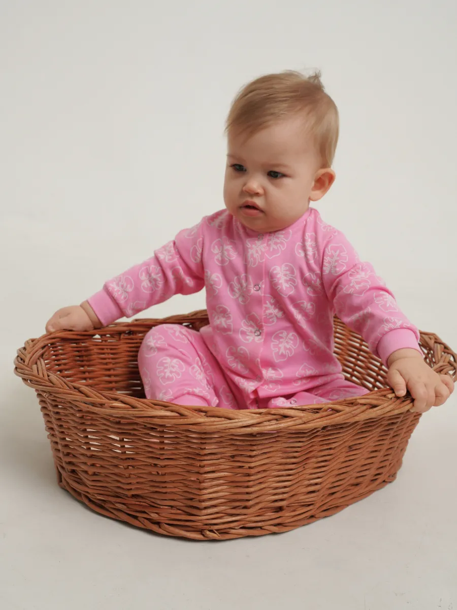 Комбинезон 3 шт Супер Пупс нбр/3пр/ком/сл/SK18розовыйлисточкиветочки - фото 17