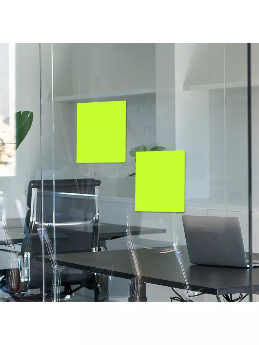 Беcклеевые стикеры Brauberg для заметок самоклеящиеся желтые - фото 6