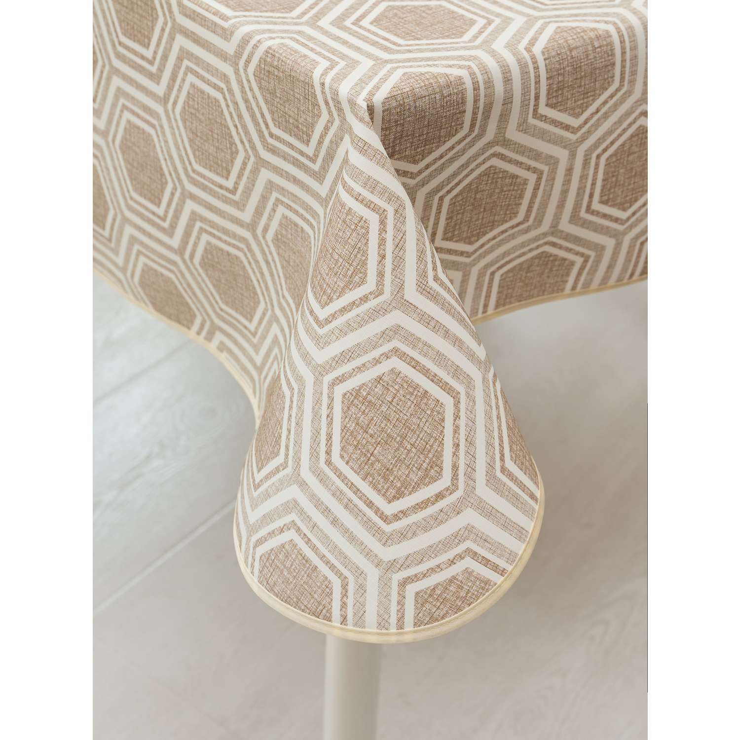 Скатерть Перспектива Лён с бейкой 130*110см (+/-6см) - фото 8