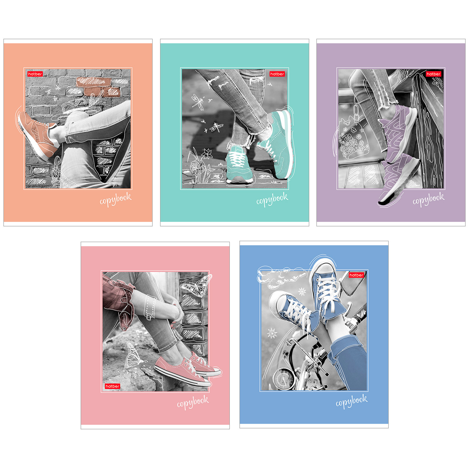 Изображение товара Общая тетрадь Hatber клетка 48 лист. в ассортименте