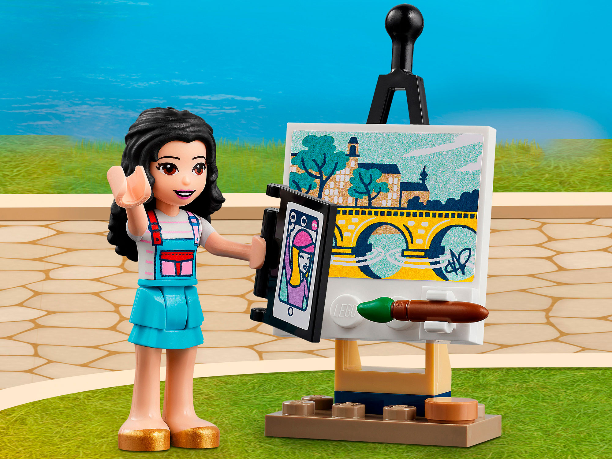 Конструктор LEGO Friends Художественная школа Эммы блочный - фото 6