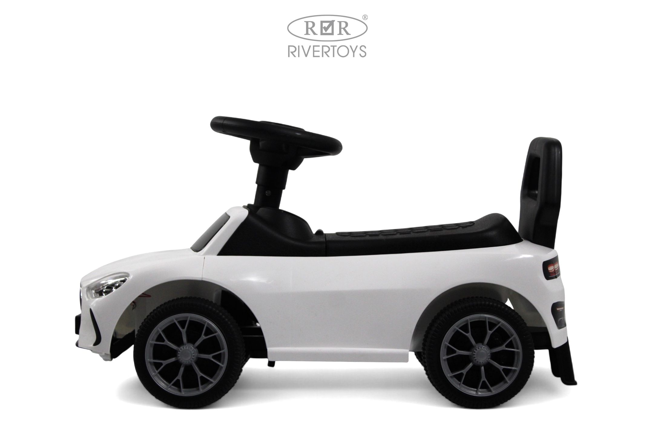 Каталка RIVERTOYS Z004ZZ-M-WHITE белый - фото 6