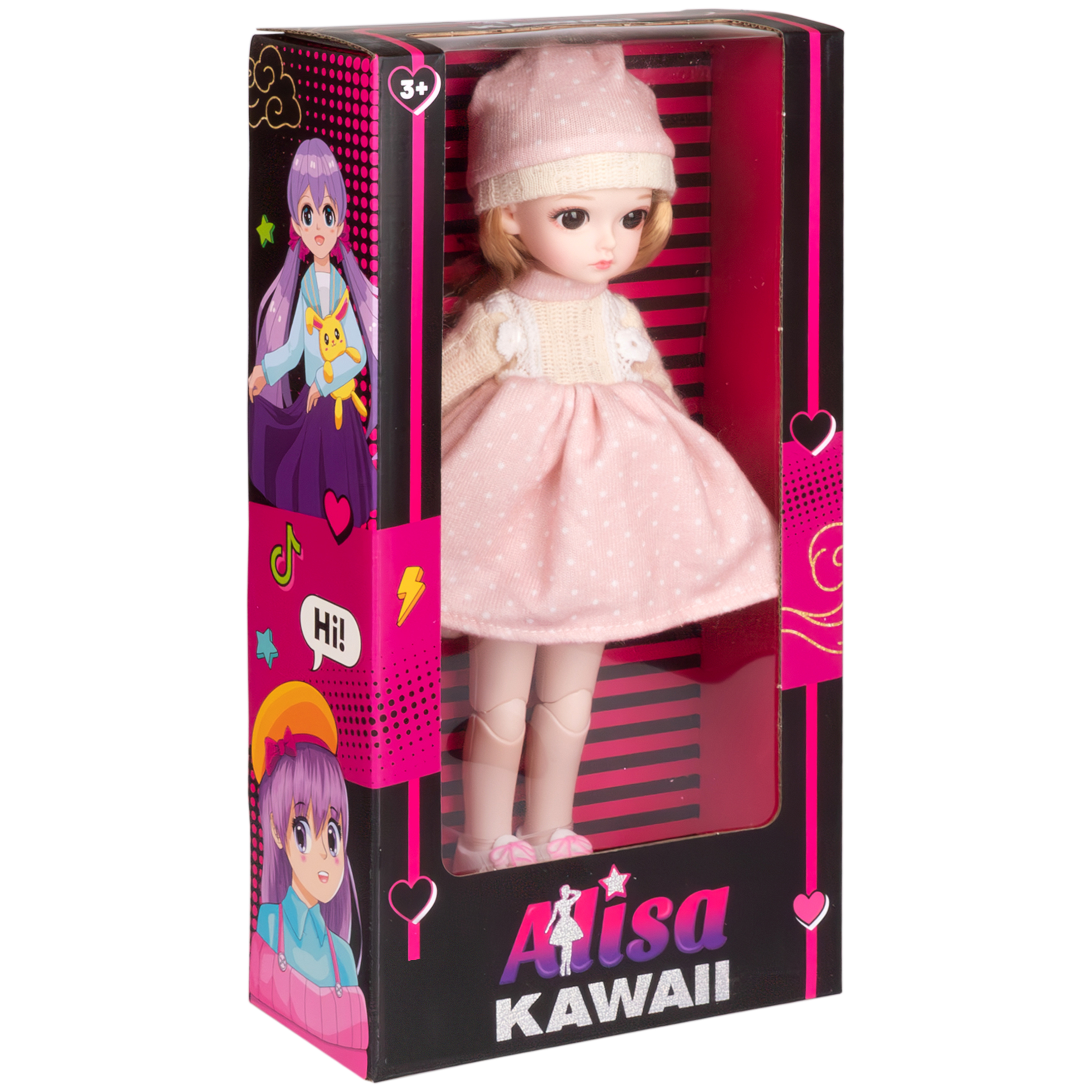Кукла модельная 1TOY Alisa Kawaii Т24345 - фото 13