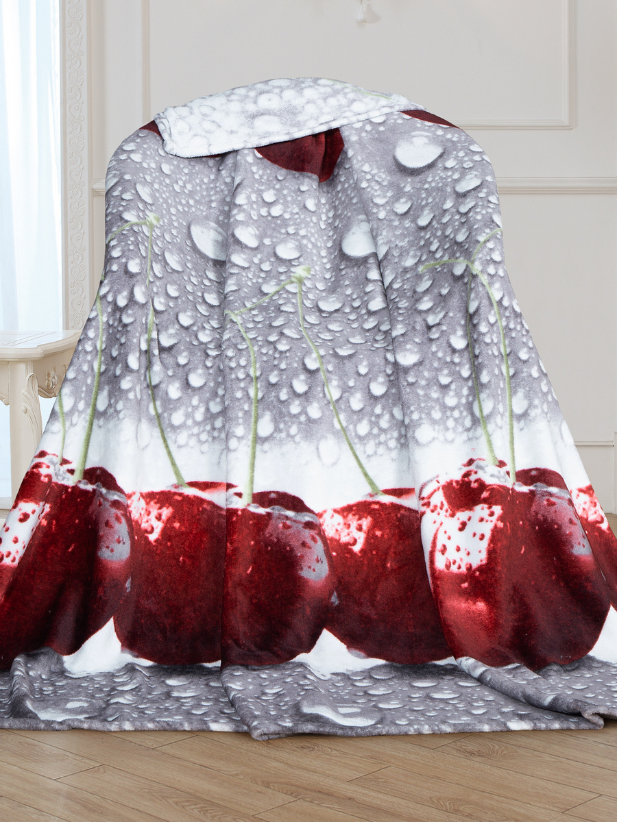 Плед PAVLine Аэро Софт Вишня в воде 200 x 220 см - фото 2