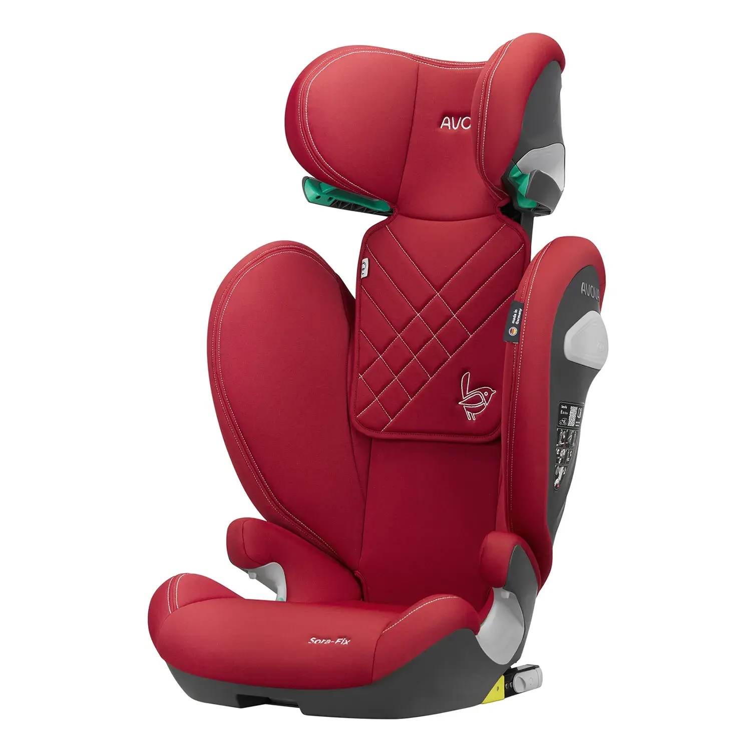 Автокресло Avova Sora-Fix Isofix 2/3 (15-36 кг) красный - фото 5