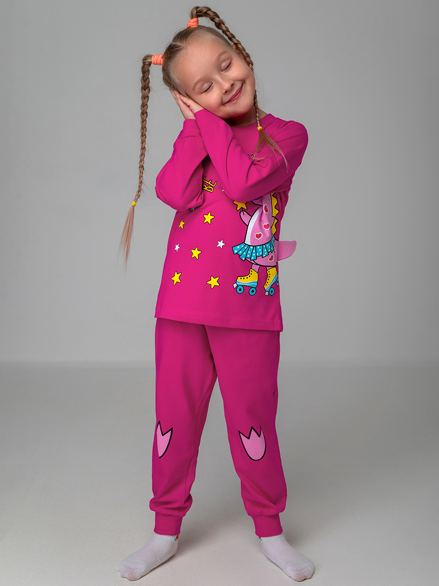 Пижама BONITO KIDS BK0976PJDфуксия - фото 11