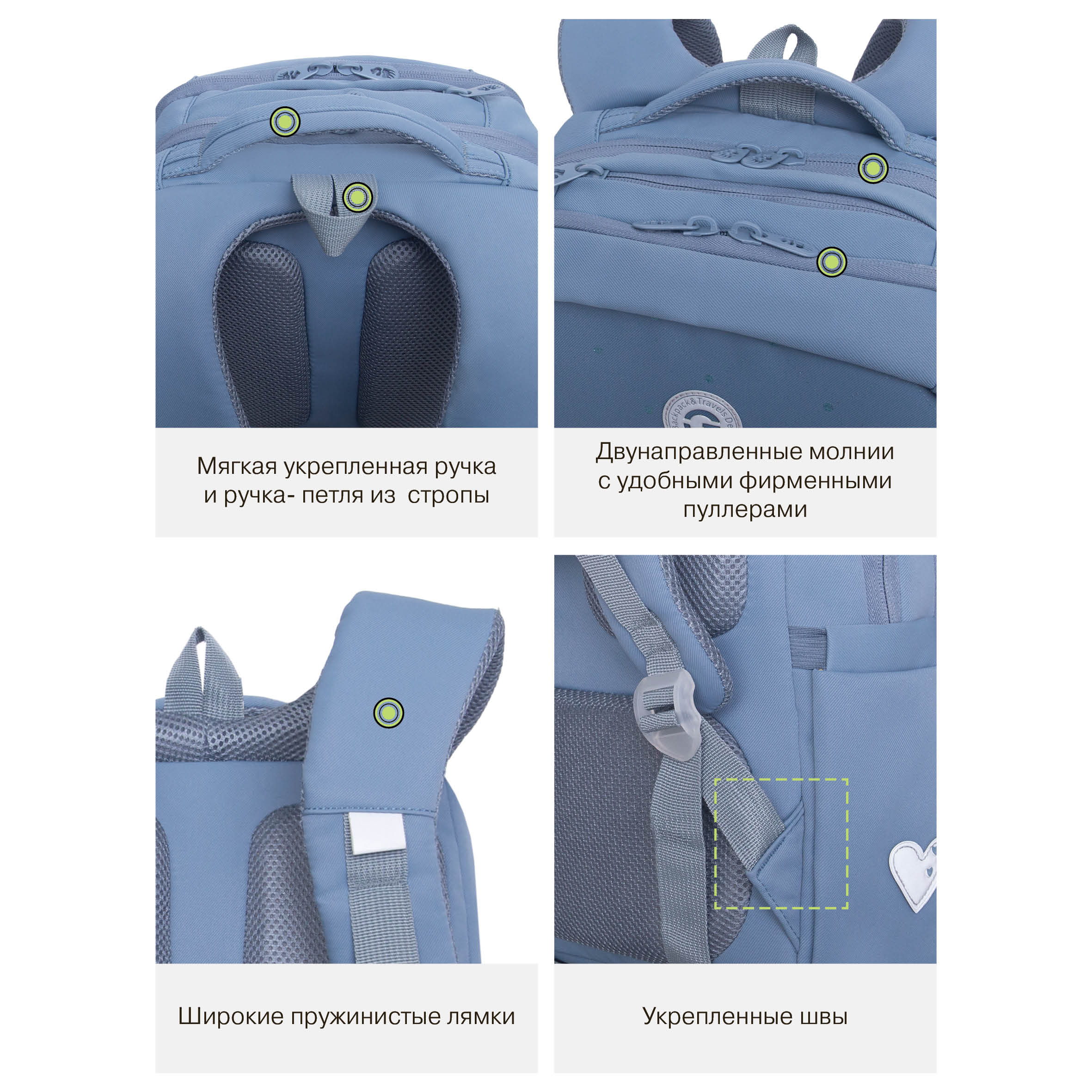 Рюкзак Grizzly для девочки - фото 13