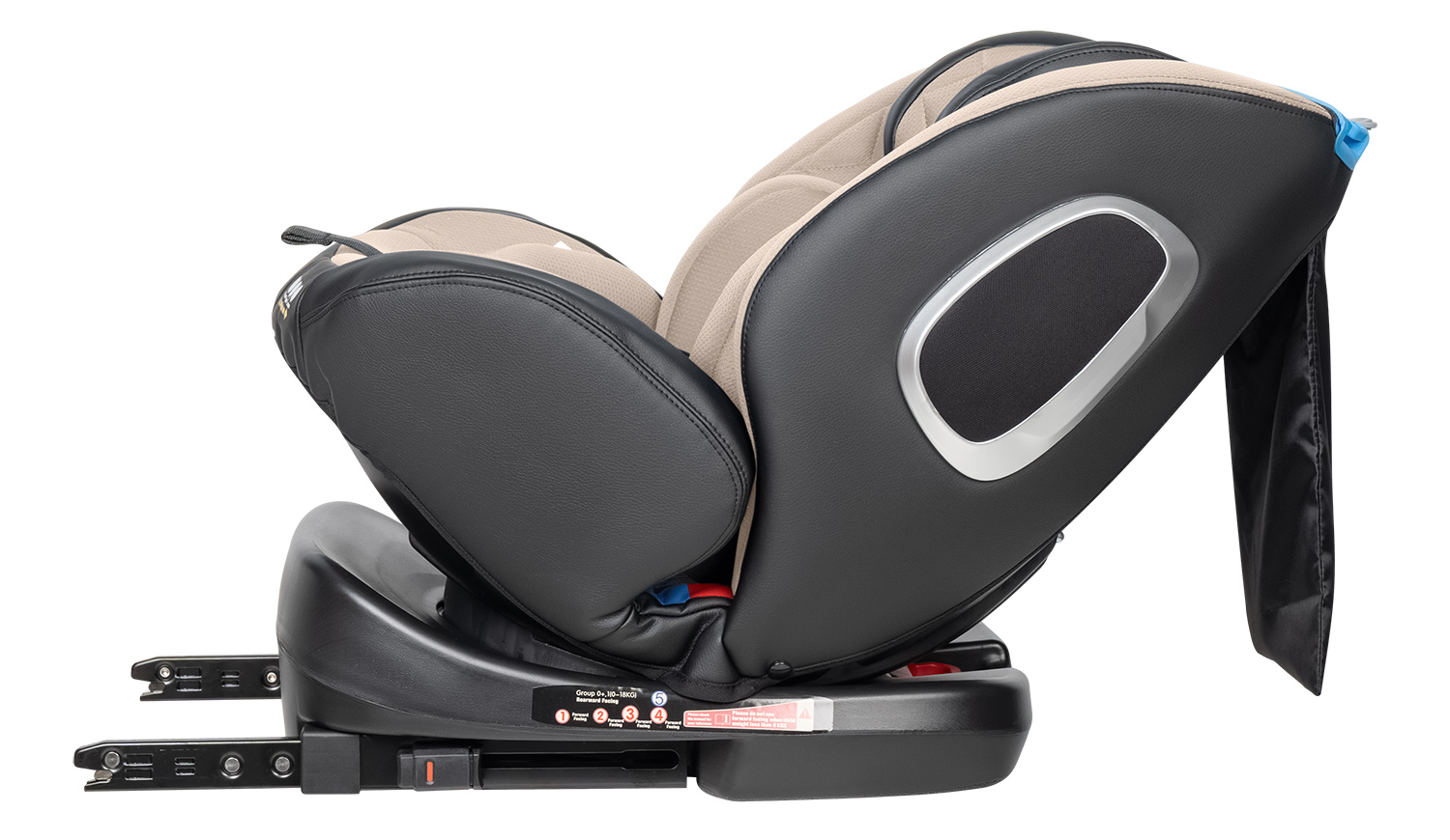 Автокресло Farfello YB102A Isofix 0+/1/2/3 (0-36 кг) бежевый - фото 15