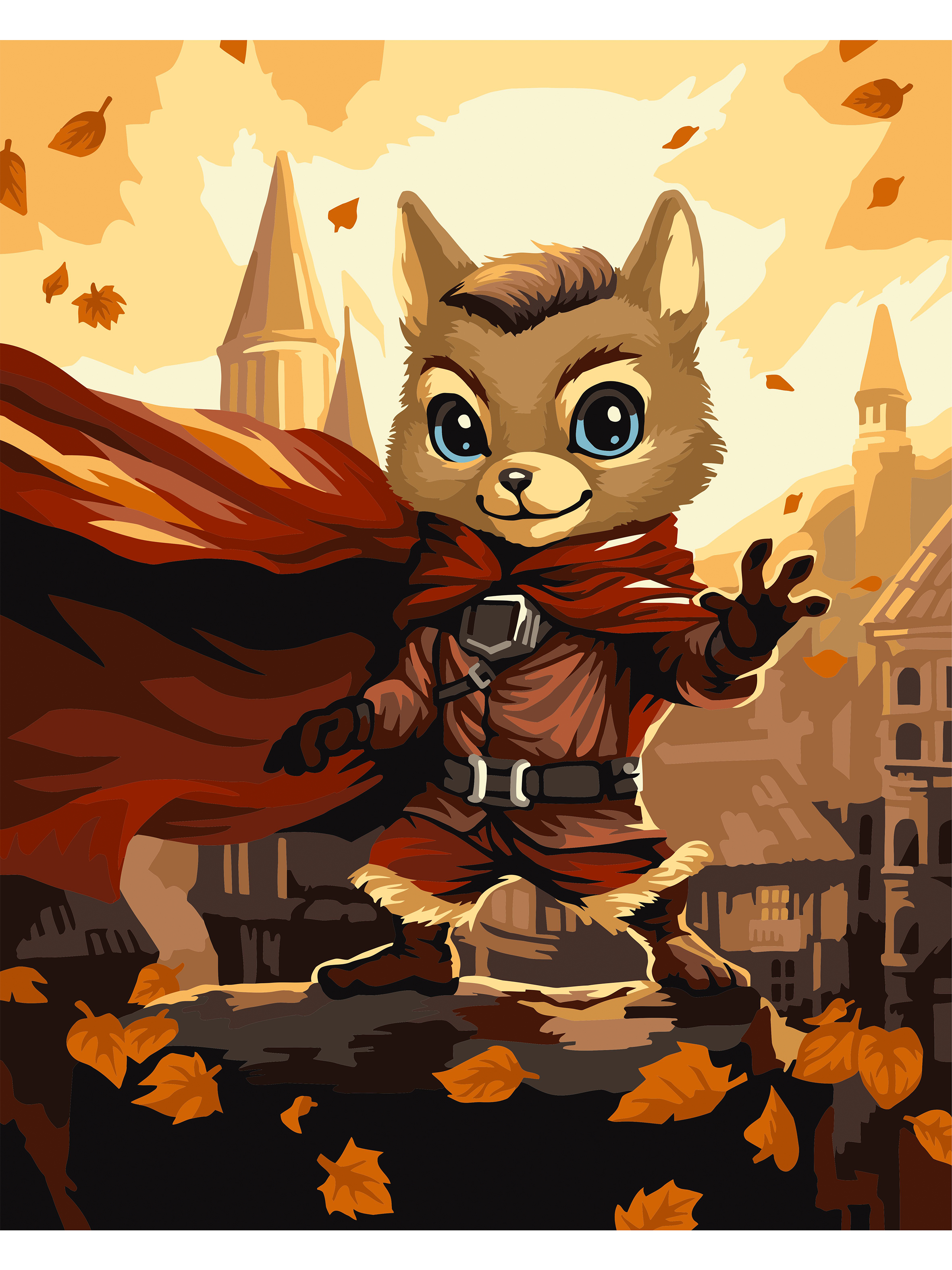 Картина по номерам Hobby Paint Приключения бельчонка в ассортименте - фото 2