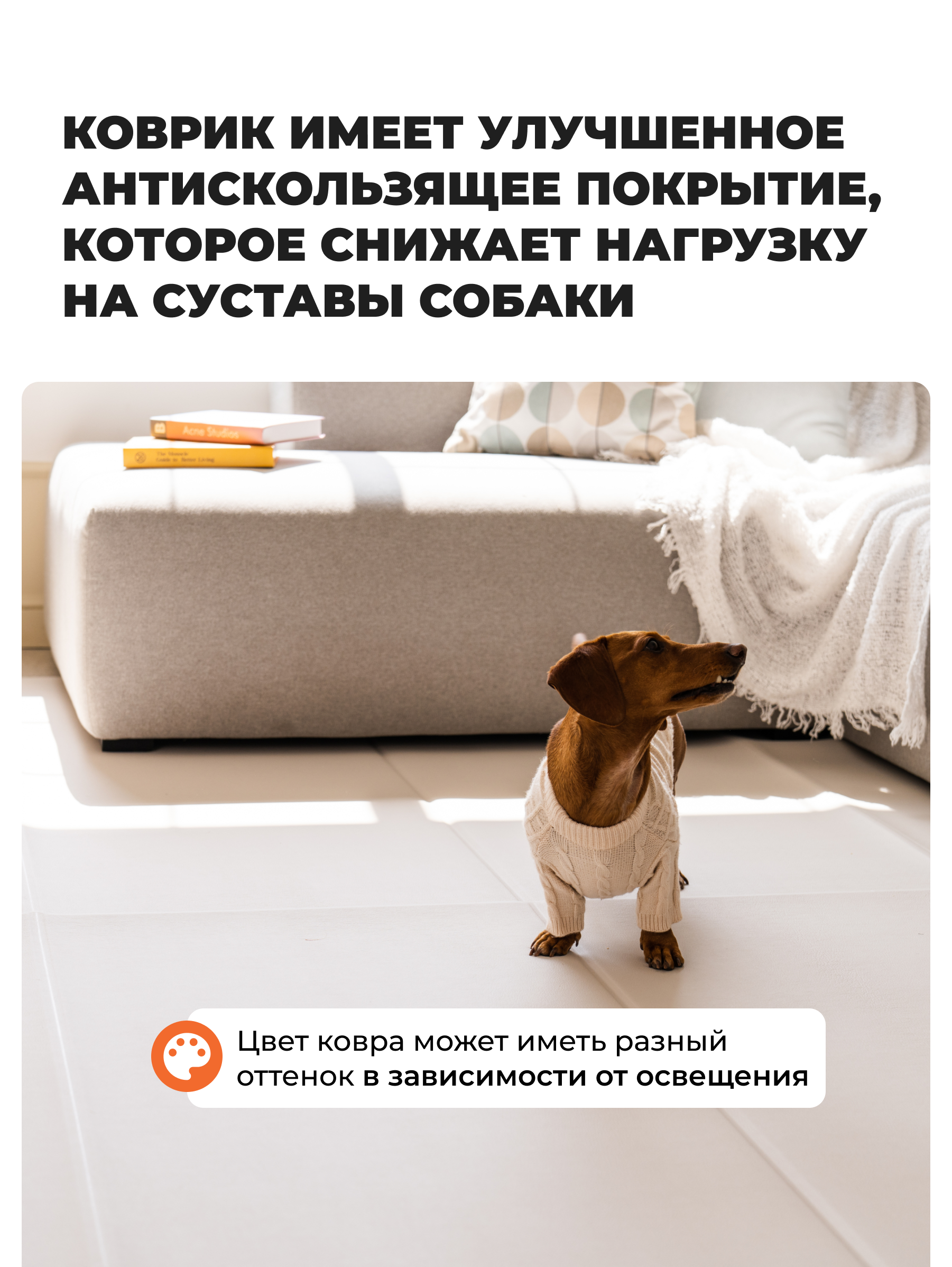 Коврик для собак антивандальный Dfang противоскользящий Dfang - фото 4