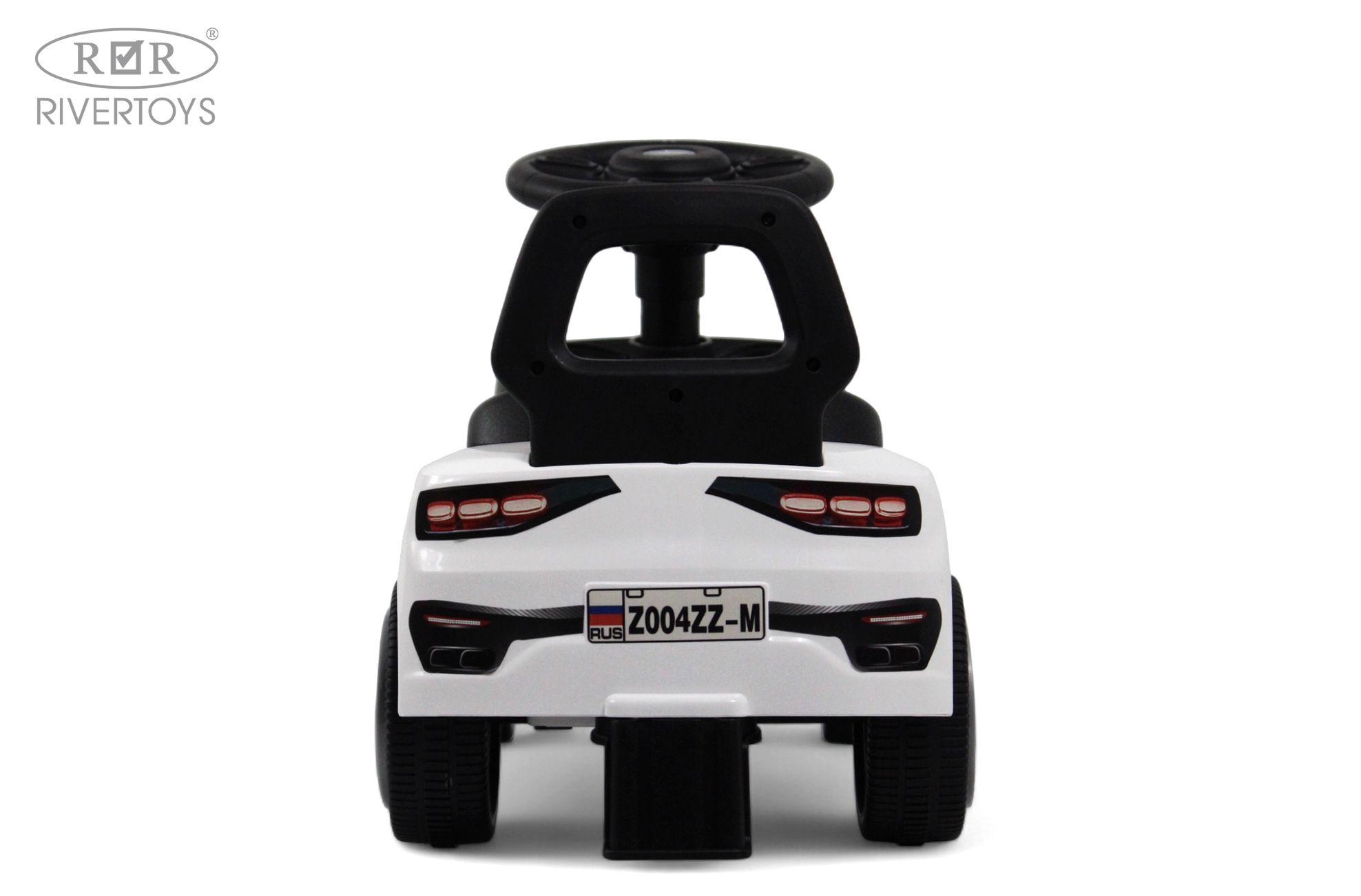 Каталка RIVERTOYS Z004ZZ-M-WHITE белый - фото 7