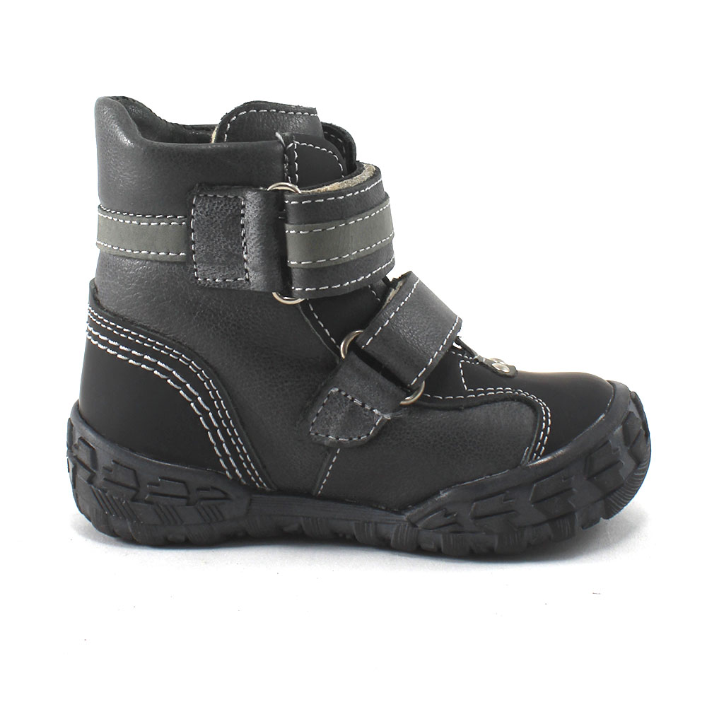 Ботинки Europen 244215211-СВ EUROPEN Ботинки для мальчика,черно-серый - фото 2