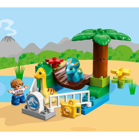 Конструктор LEGO DUPLO Парк динозавров блочный