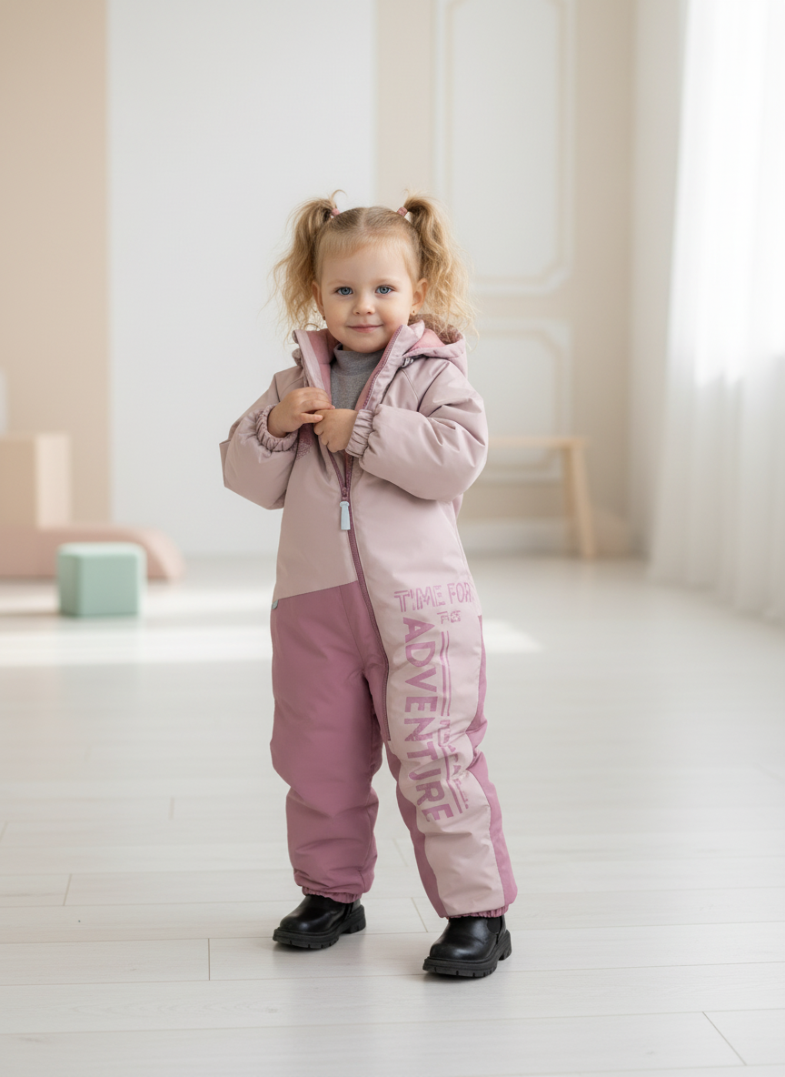 Комбинезон Arctic kids 30-038 т.розовый - фото 1