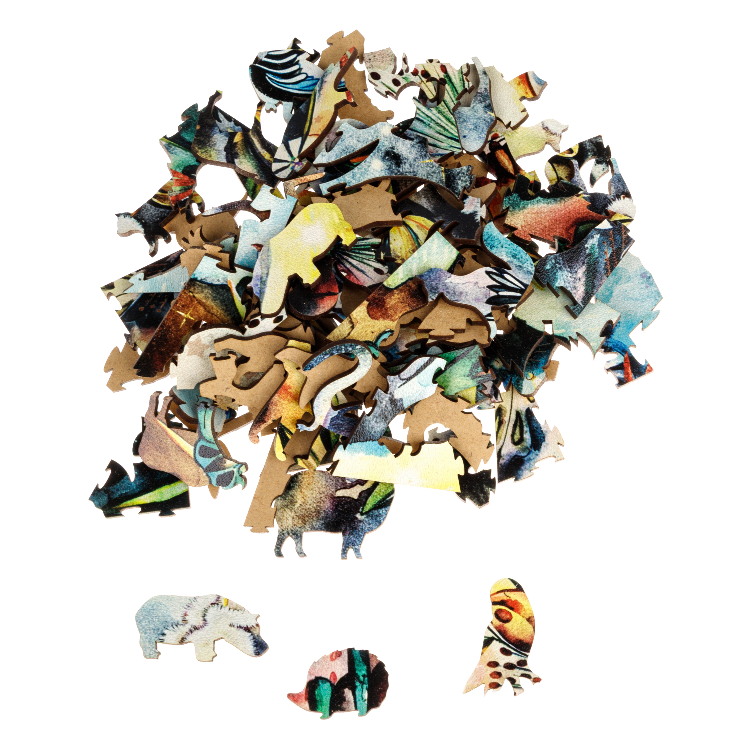 Пазл 1TOY Чудесный мир с животными деревянный - фото 2