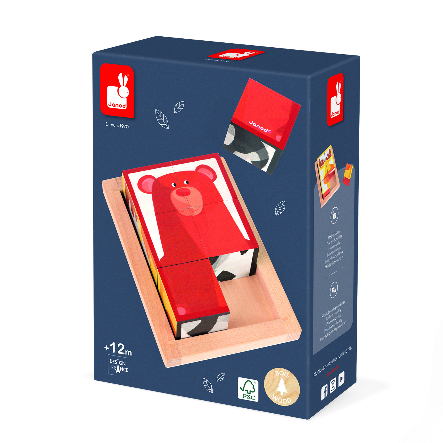 Игрушка Janod кубики - фото 1