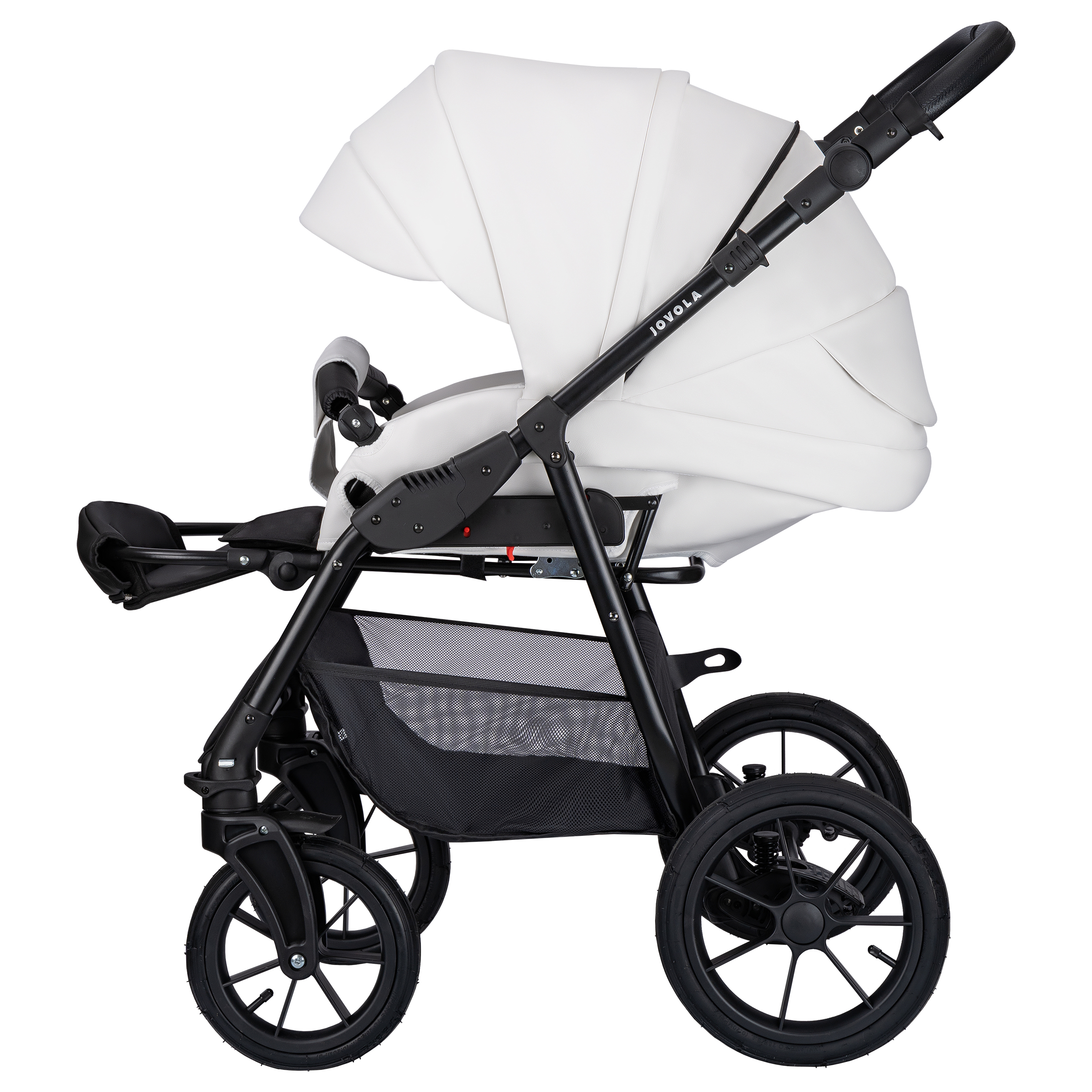 Коляска 2в1 JOVOLA Tessa Eco белый - фото 18