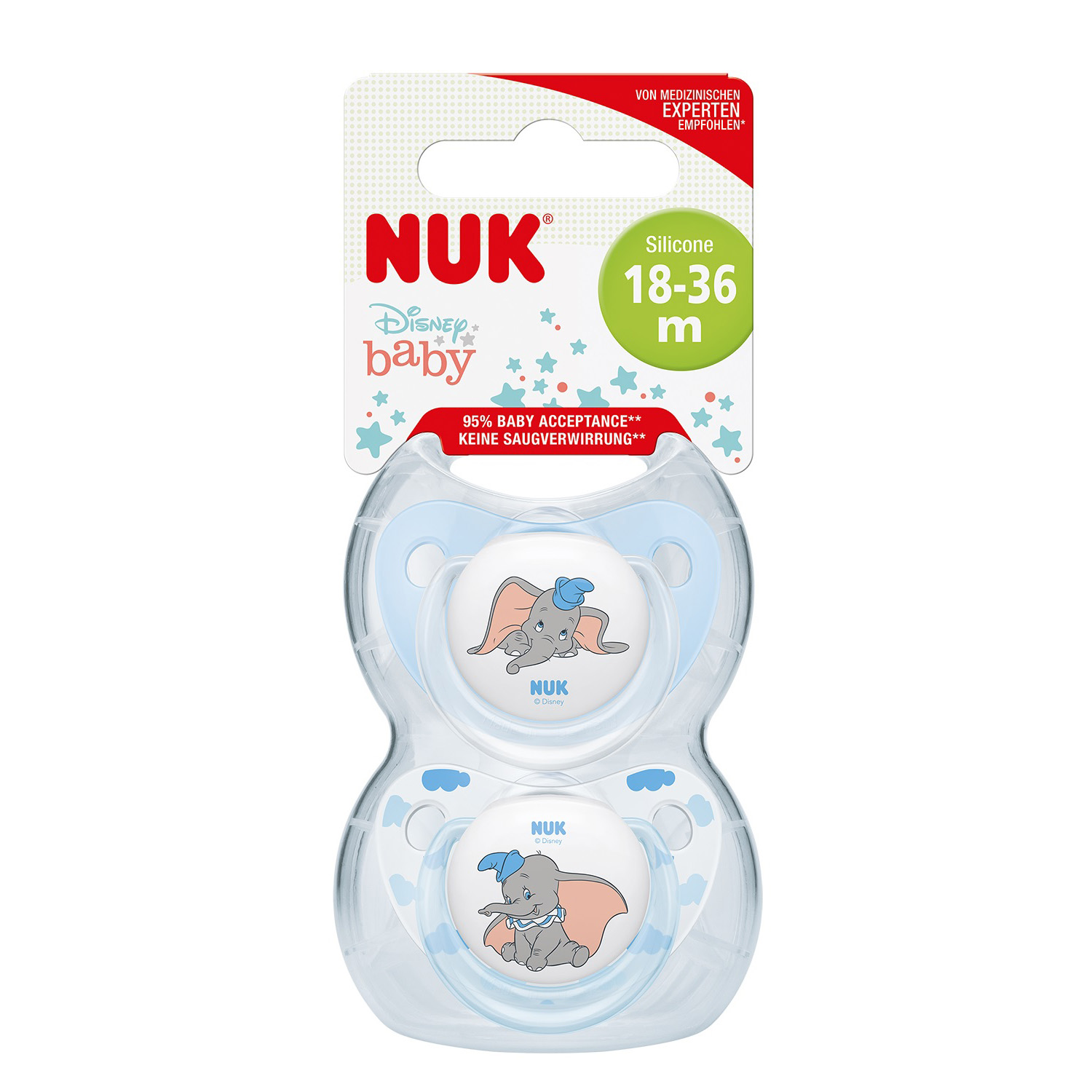 Пустышка Nuk силикон ортодонтическая от 18 мес. 1 шт. - фото 2